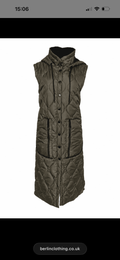 NAYA
Long Quilted Waistcoat Thyme- NAW26353