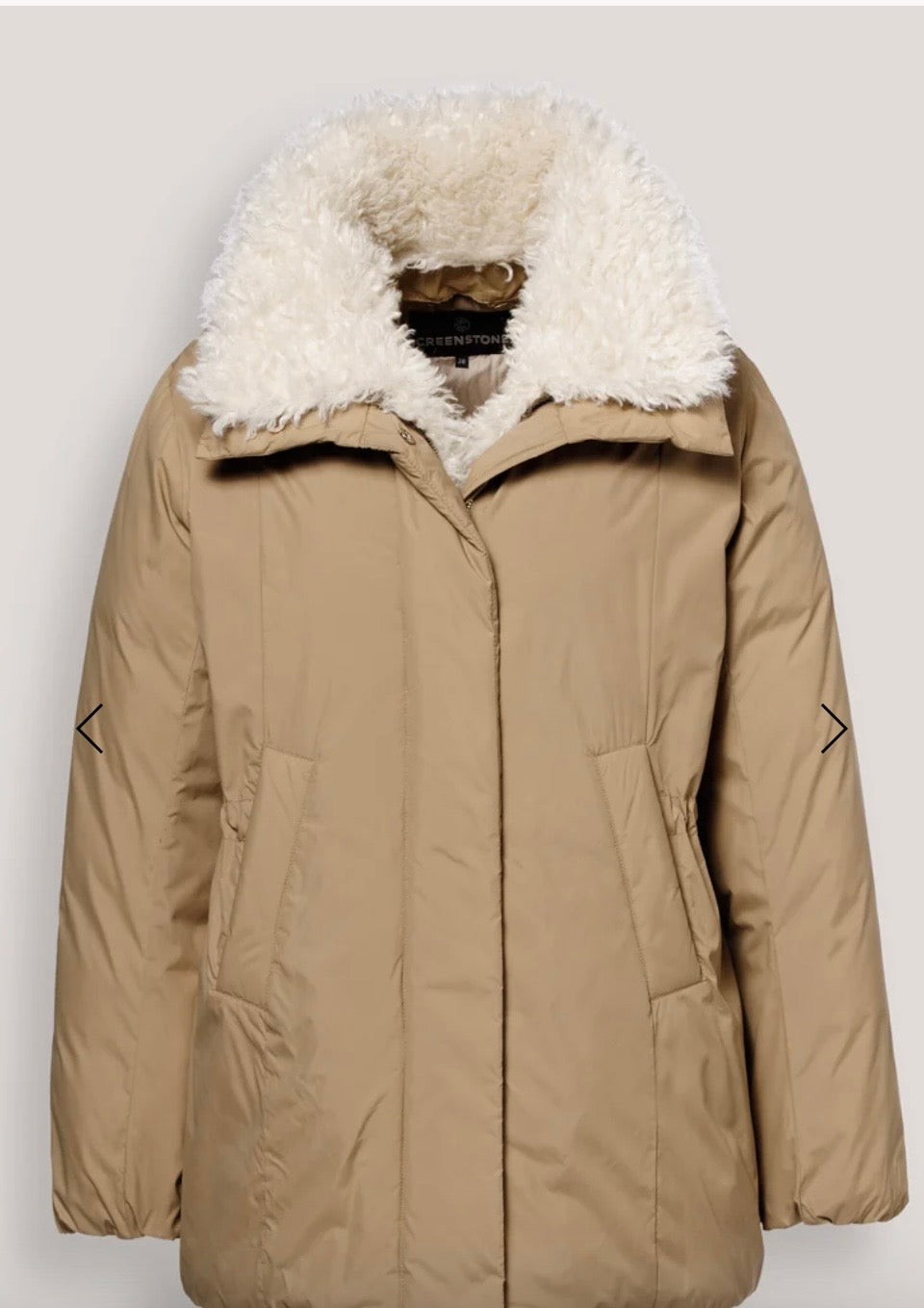 Creenstone Tea short coat - golden camel