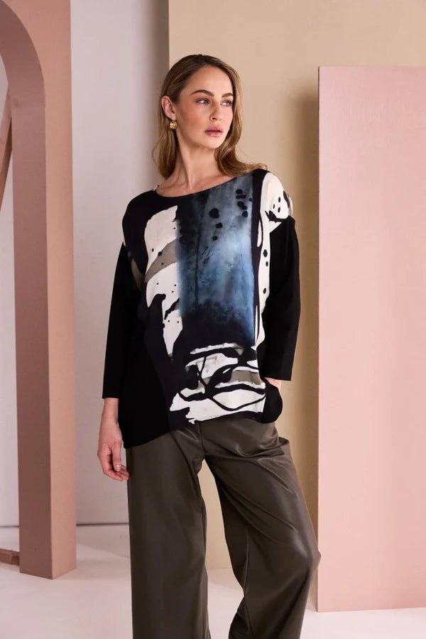 NAYA
BLACK & TURUIZ PRINT TOP - NAW26321