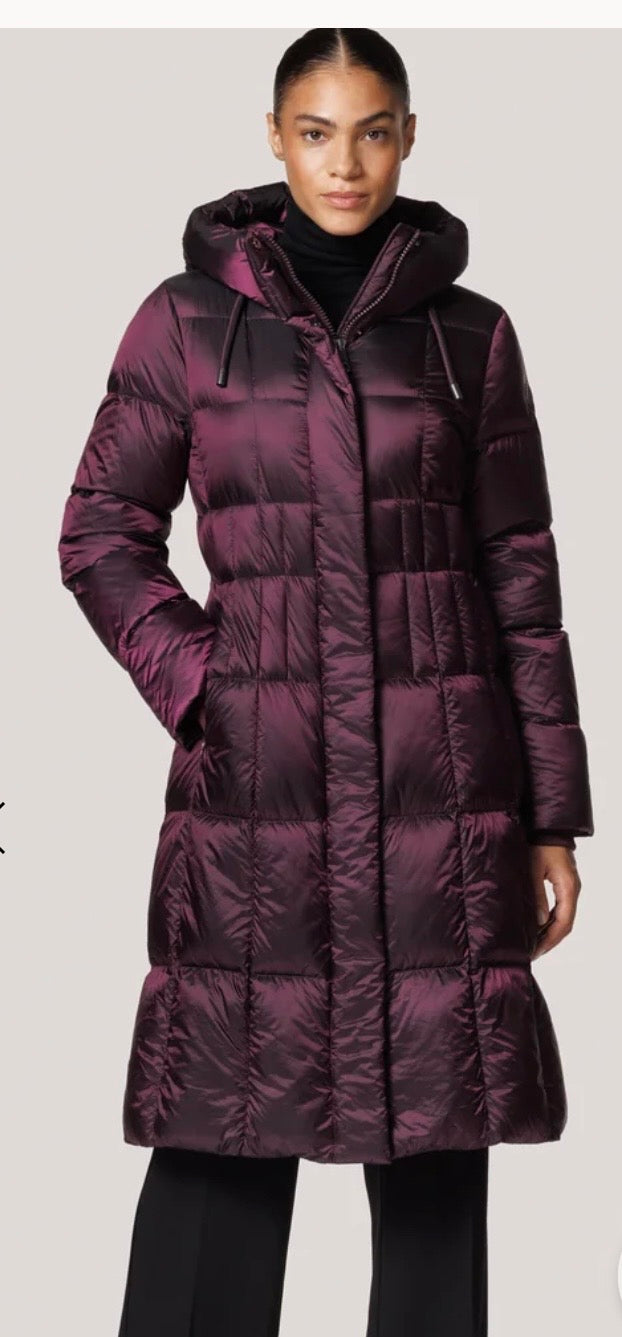 Creenstone Iris coat- dark grape