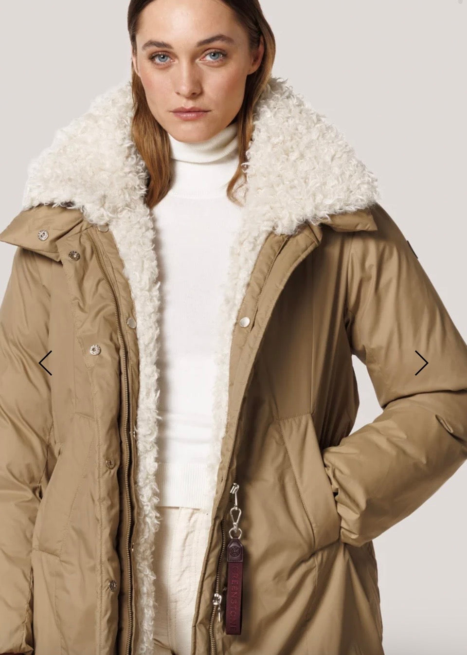 Creenstone Tea short coat - golden camel