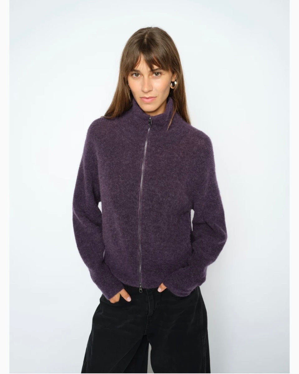 Mos Mosh Thora Zip Cardigan
Relaxed fit - sweet grape