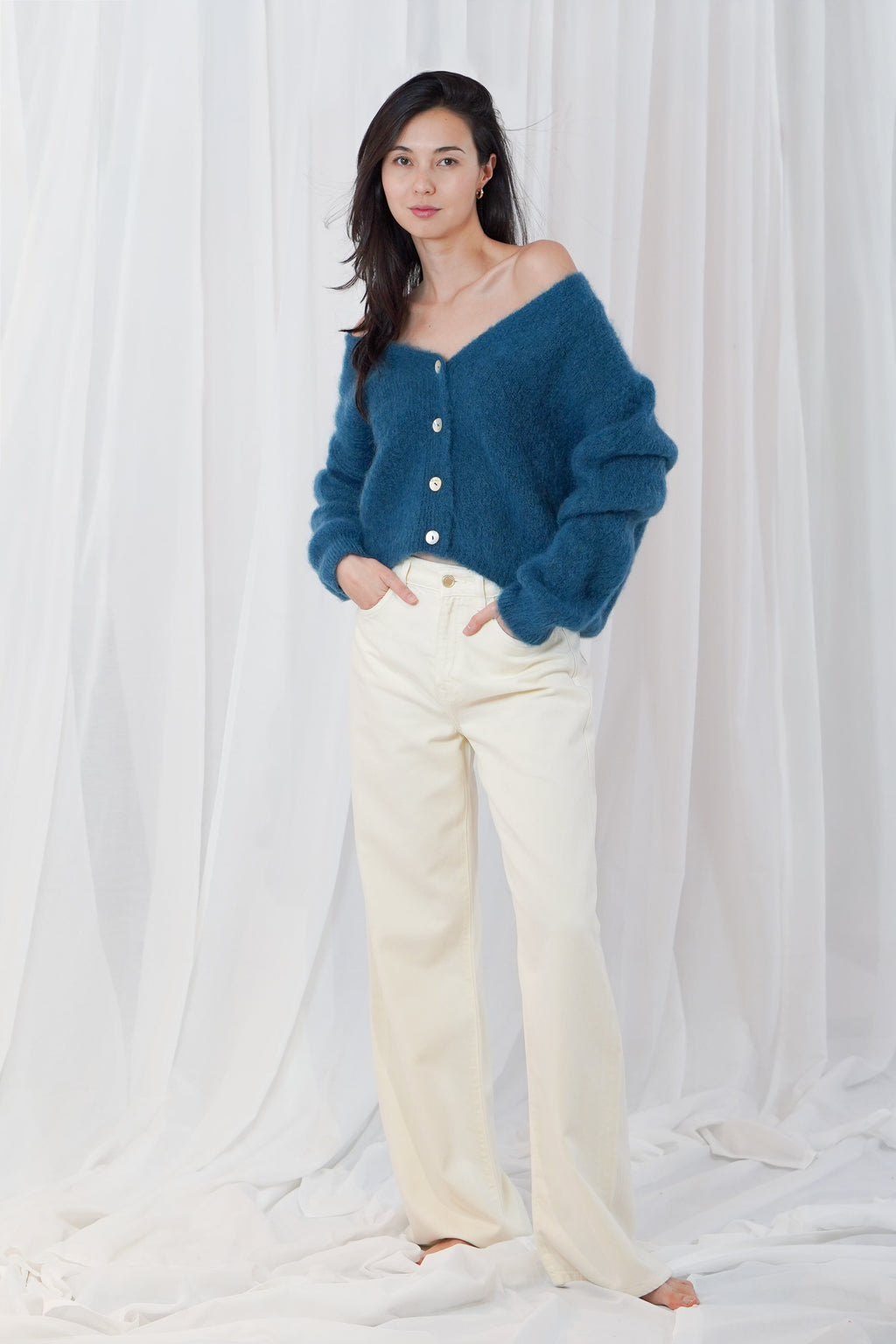 TWNS MALIA CARDIGAN- DUCk