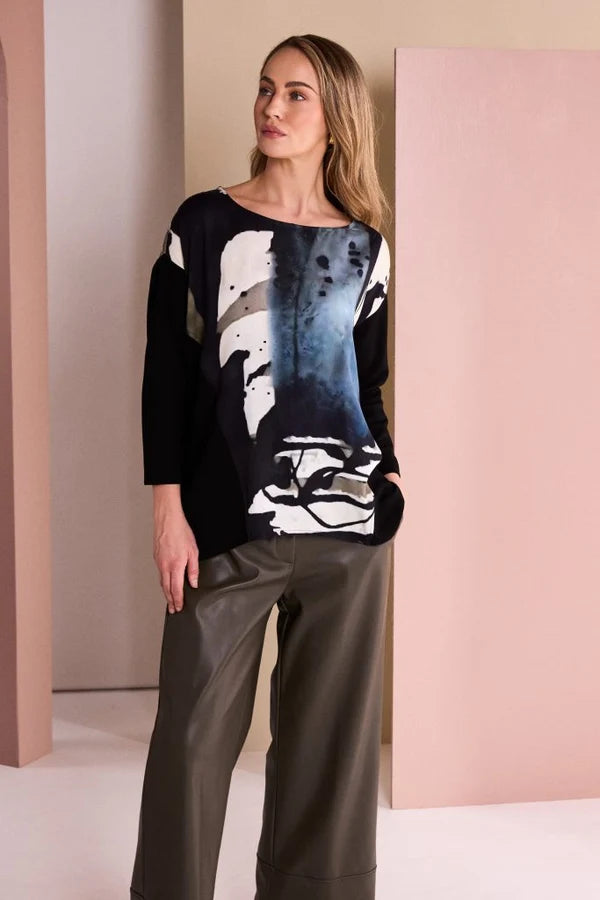 NAYA
BLACK & TURUIZ PRINT TOP - NAW26321