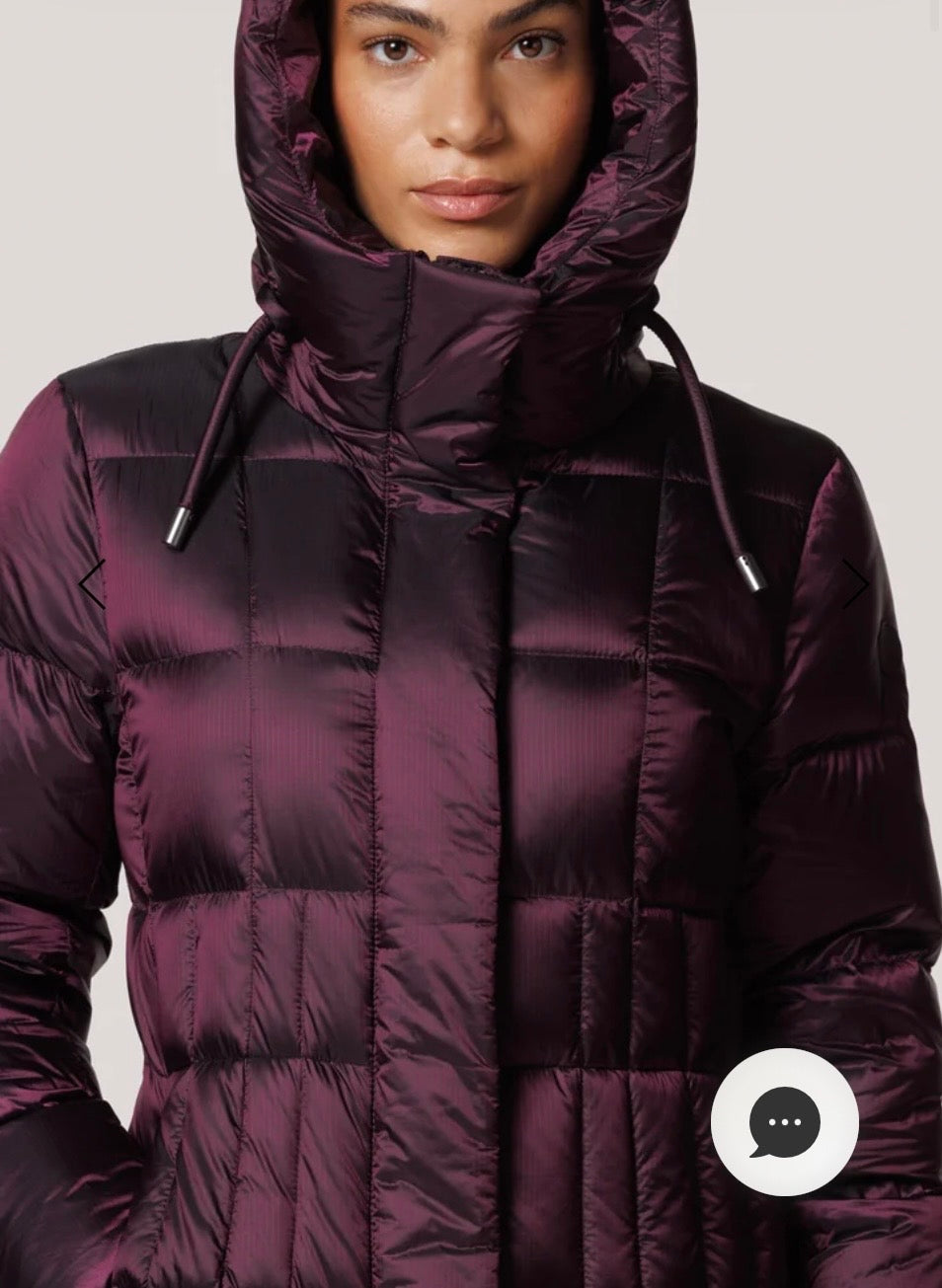 Creenstone Iris coat- dark grape