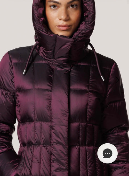 Creenstone Iris coat- dark grape