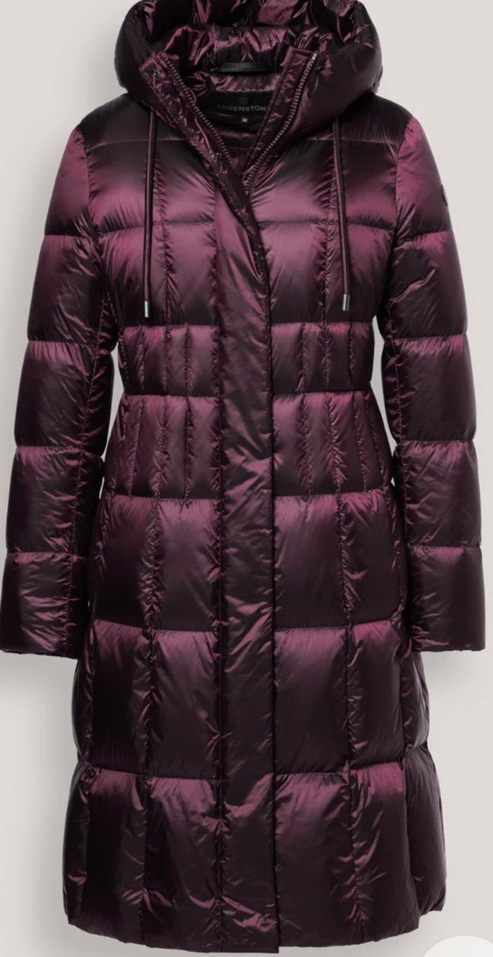 Creenstone Iris coat- dark grape