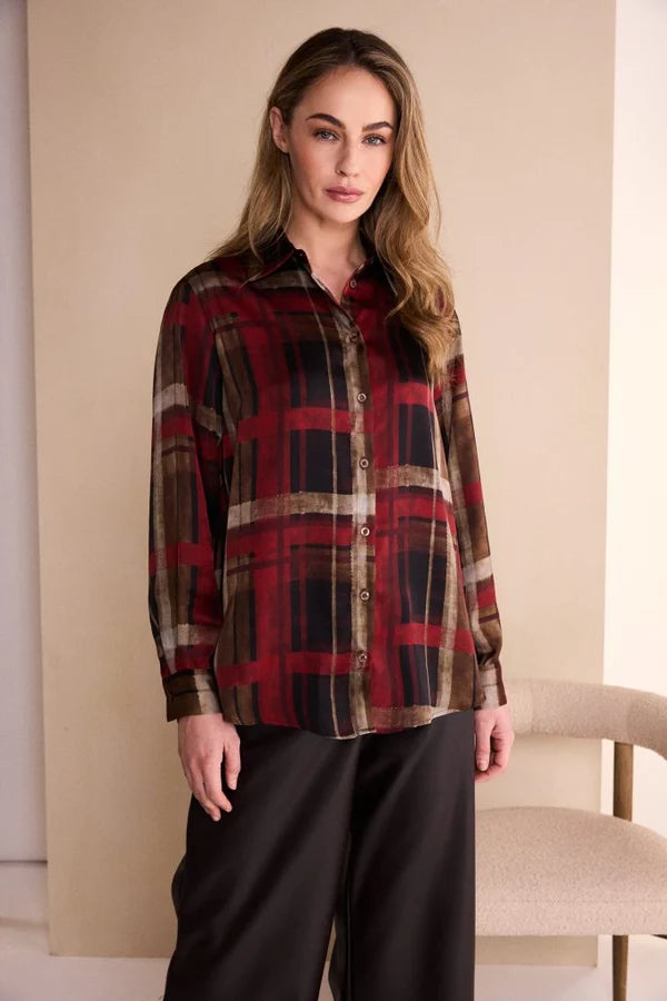 NAYA
CLOVE CHECK ORGANZA SHIRT - NAW26289