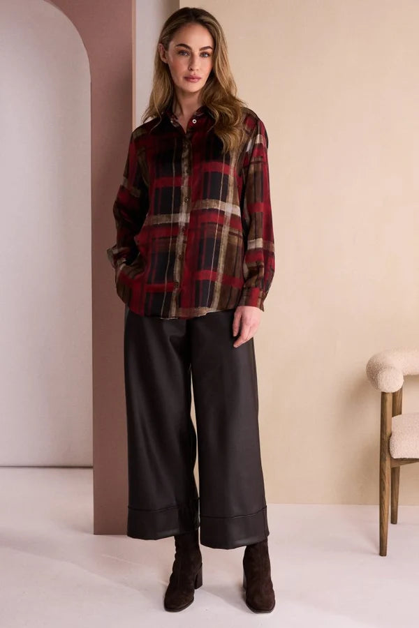 NAYA
CLOVE CHECK ORGANZA SHIRT - NAW26289