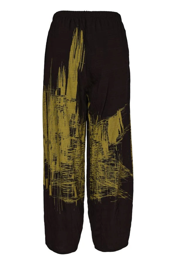 NAYA
BLACK & AVOCADO PRINT TROUSERS - NAW26242