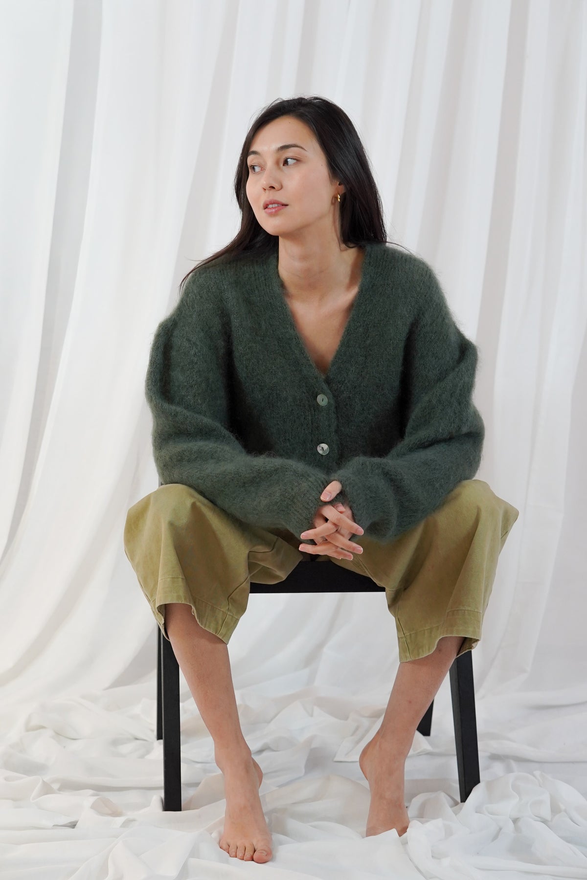 TWNS MALIA CARDIGAN - Military
