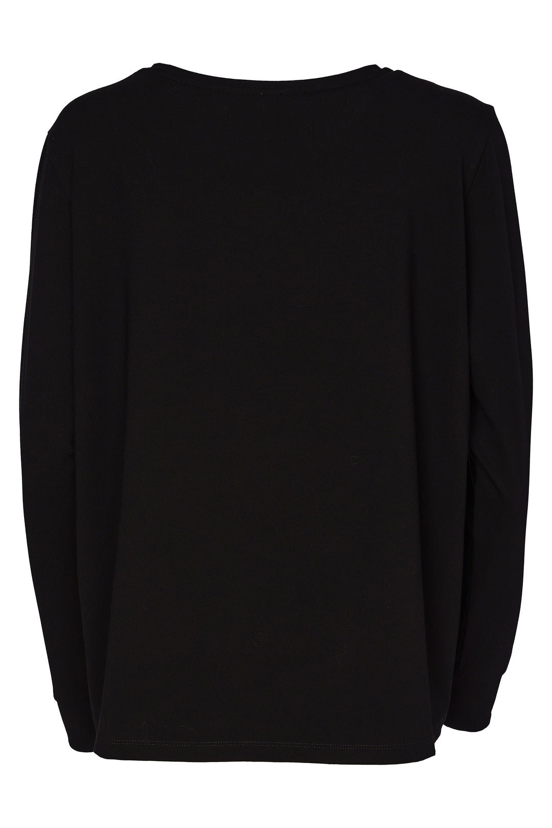 Naya Placement Print Top With Front Angle Seam - avacado/black
