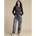 Red Button Sarah Sleevless Herringbone punta - grey/black