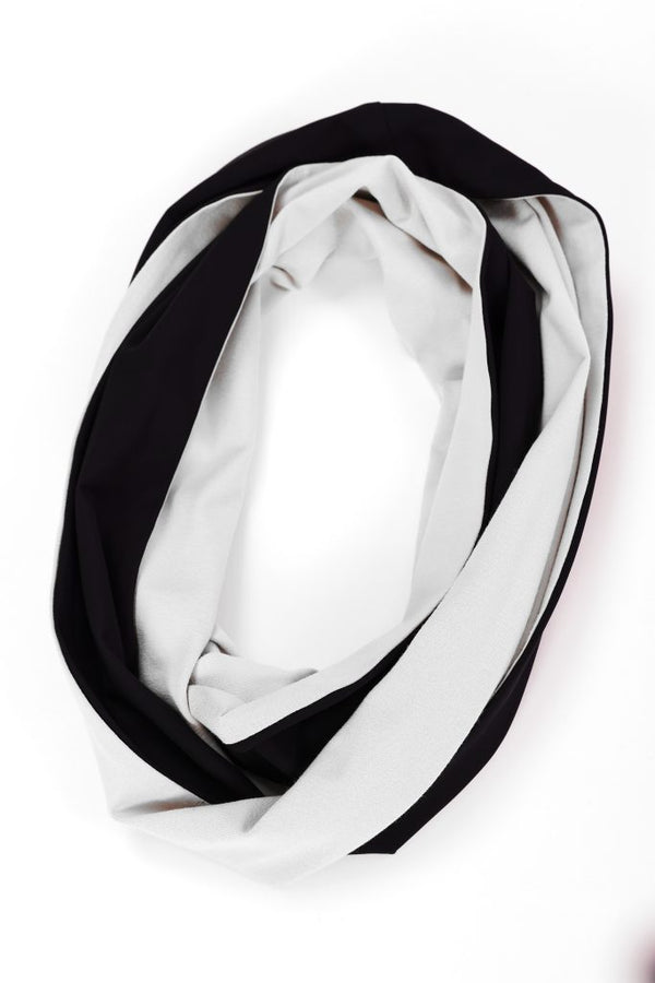 Naya Two Tone Neckpiece - sand/black