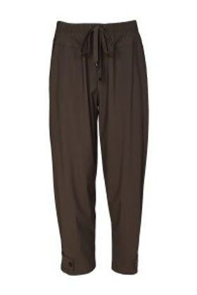 Naya Drawstring Trouser With Tab At Hem - thyme