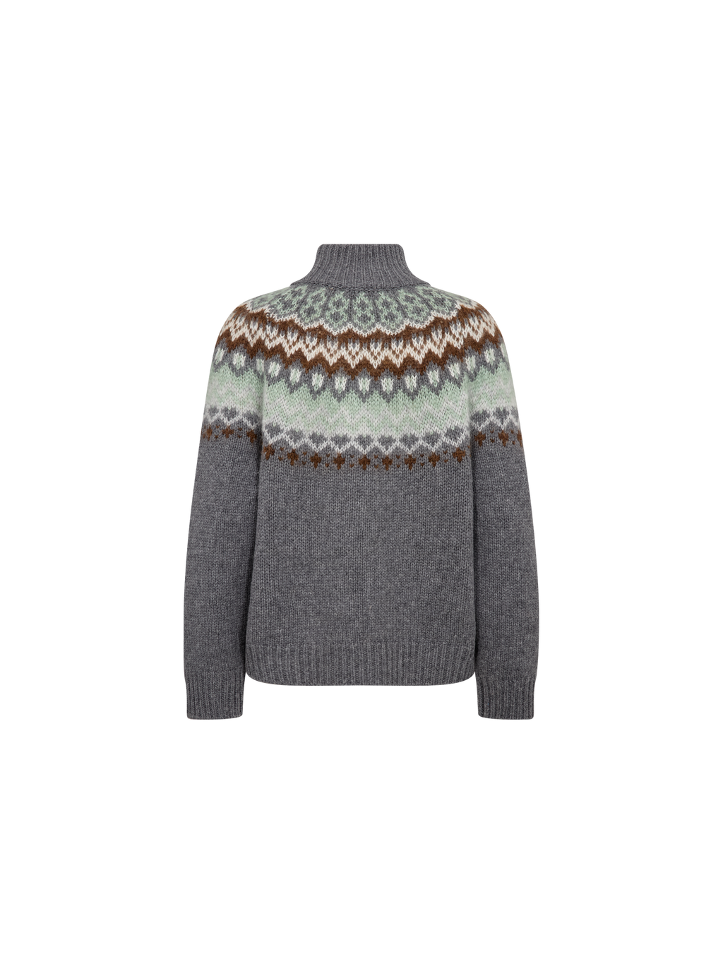 Mos Mosh Daya Fjord Highneck Knit 183230 - thunderstorm