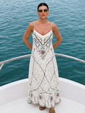 Me369 Lauren Embroidered Linen - linen kisses