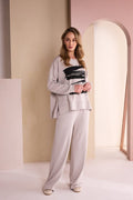 Naya Soft Pull Up Trouser with Side Pocket - mink