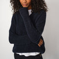Mos Mosh Thora V-neck Knit - India Ink