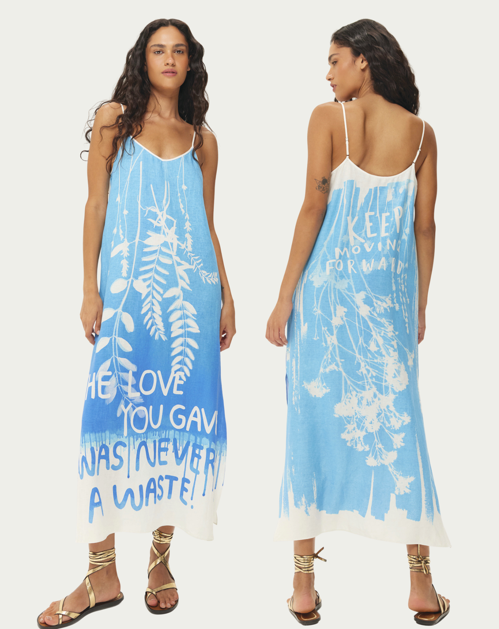 Me369 Olivia Camisole Indigo Dress