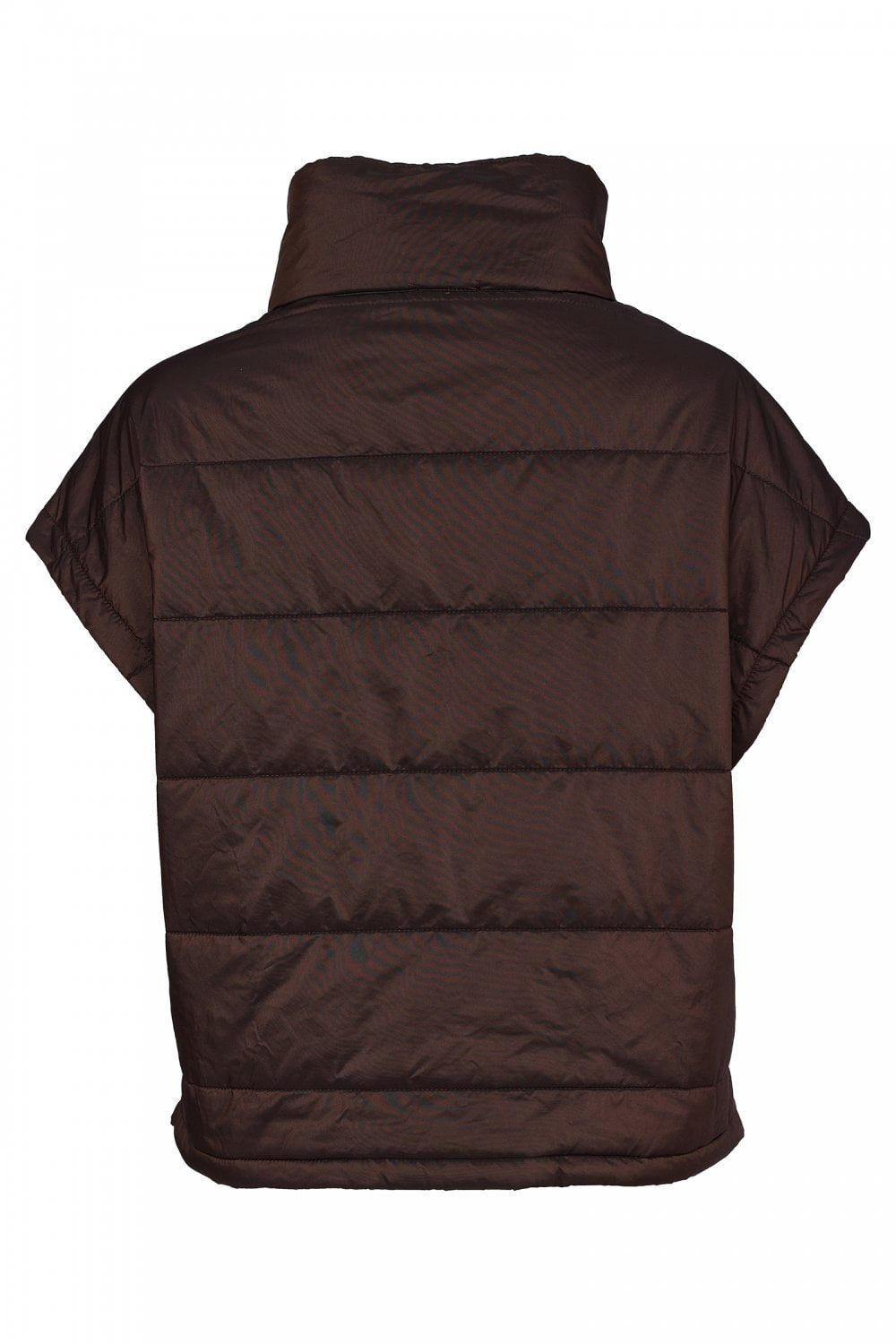 Naya Padded Short Waistcoat - choko