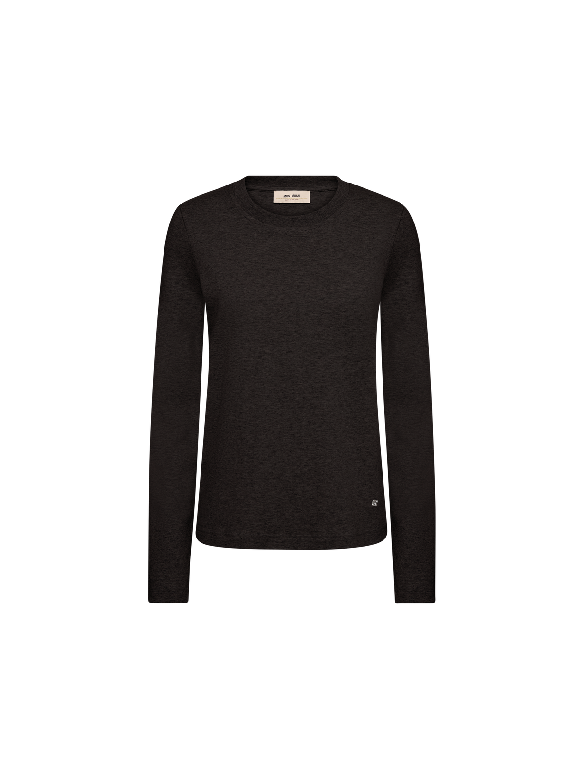 MosMosh Millie O-LS Regular Tee 183890 - black