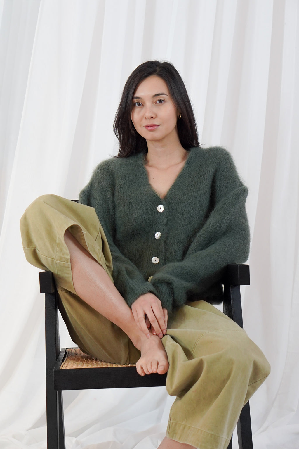 TWNS MALIA CARDIGAN - Military