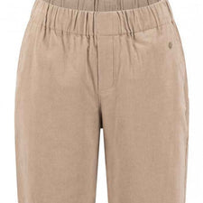 Fynch Hatton Pants Wide Fine Corduroy Urban - taupe