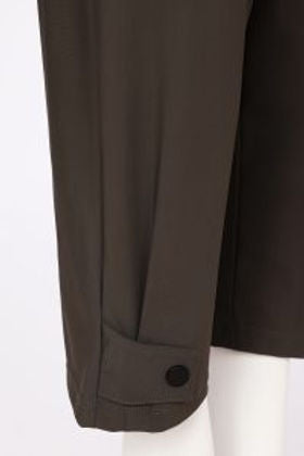 Naya Drawstring Trouser With Tab At Hem - thyme